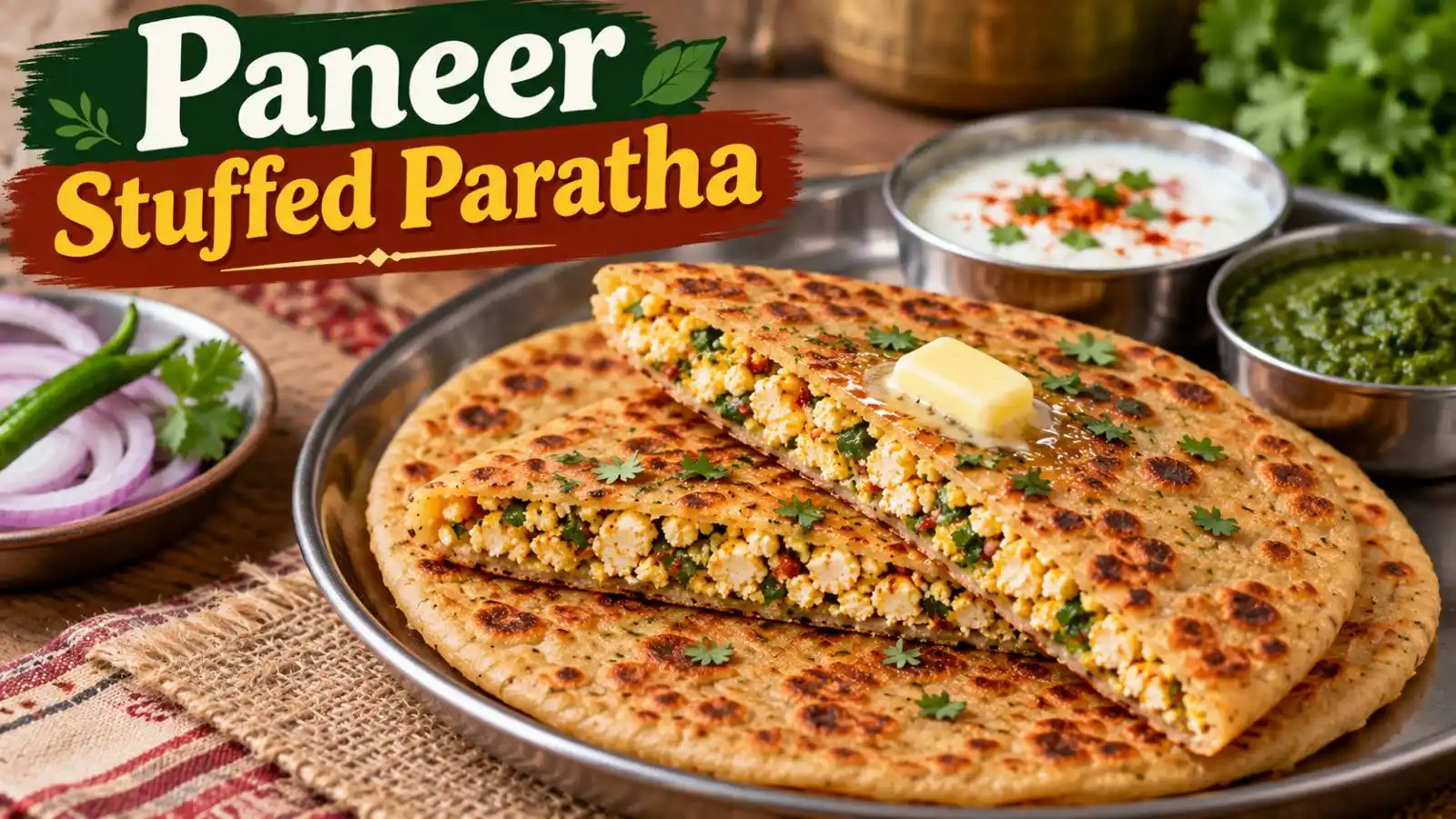 Paneer Stuffed Paratha